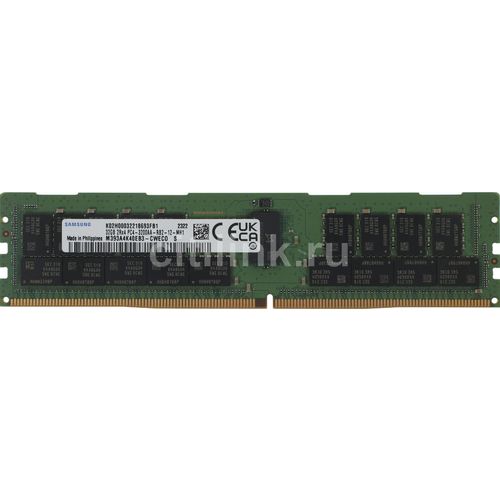 Память DDR4 Samsung M393A4K40EB3-CWE 32ГБ DIMM, ECC, registered, PC4-25600, CL22, 3200МГц [m393a4k40eb3-cwe (cweby)]