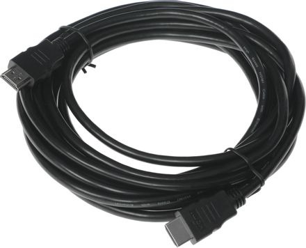 Кабель аудио-видео  High Speed ver.1.4,  HDMI (m) -  HDMI (m),  ver 1.4,  5м, GOLD,  черный