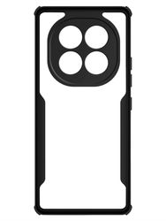 Чехол (клип-кейс) BORASCO Sky Case, для Xiaomi Redmi Note 14 Pro, черный/прозрачный