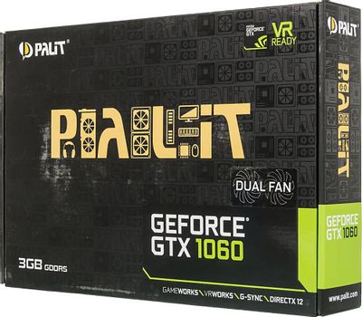 Nvidia Geforce Palit Gtx1060 Dual 3gb Palit GTX1060 DUAL 3072M