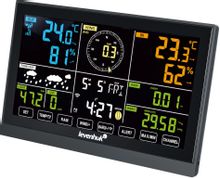 Изображение товара Погодная станция LEVENHUK LP150 Черный с внешними датчиками и подсветкой