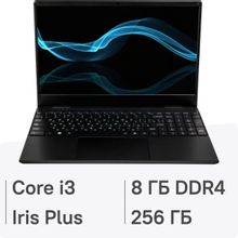 Изображение товара Ноутбук HIPER Workbook 15.6 IPS 8ГБ SSD Windows 11 Pro черный