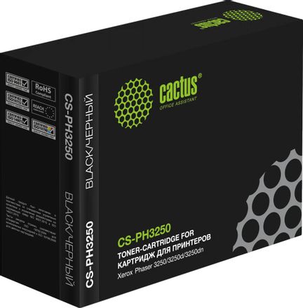 Картридж Cactus CS-PH3250, 106R01374, черный / CS-PH3250