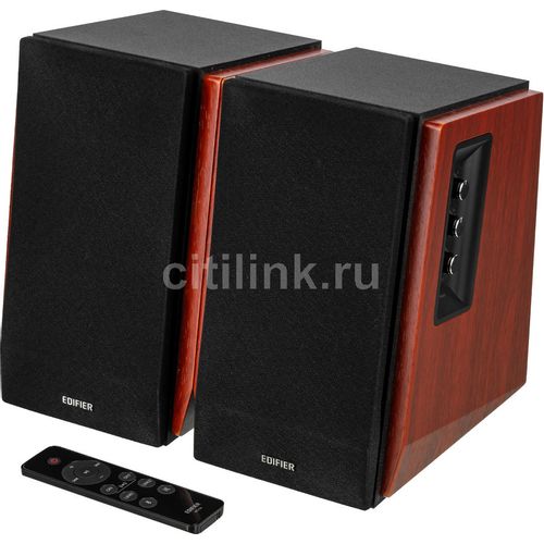 Колонки Bluetooth Edifier R1700BTs, 2.0, коричневый [r1700bts brown]