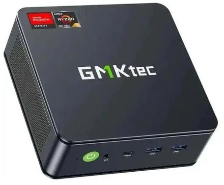 Неттоп GMKTEC Mini NucBox M5Ultra AMD Ryzen 7 7730U,  DDR4 32ГБ, 1ТБ SSD, AMD Radeon Vega 8,  Windows 11 Pro,  черный [m5ultra/7730u/32+1tb]