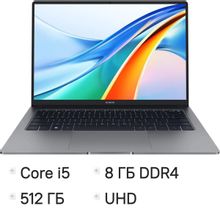 Изображение товара Ноутбук Honor MagicBook X14 Pro FRI-G58 с Intel Core i5 и IPS экраном