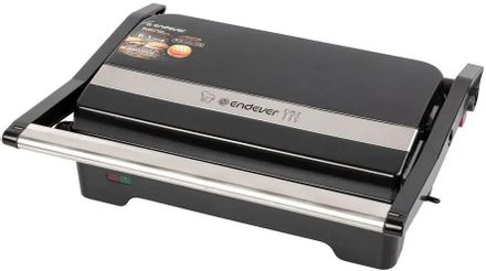 Электрогриль Endever Grillmaster 119, серебристый [90023]