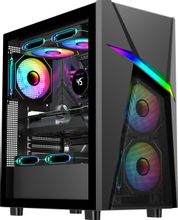 Изображение товара Корпус ATX GMNG GG-CC103 Midi-Tower без БП черный с RGB подсветкой