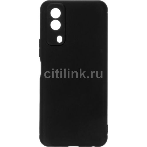 Чехол (клип-кейс) BORASCO Silicone Case, для Vivo Y53S, черный [40725]