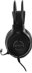 Гарнитура A4TECH Fstyler FH300U,  проводные, черный