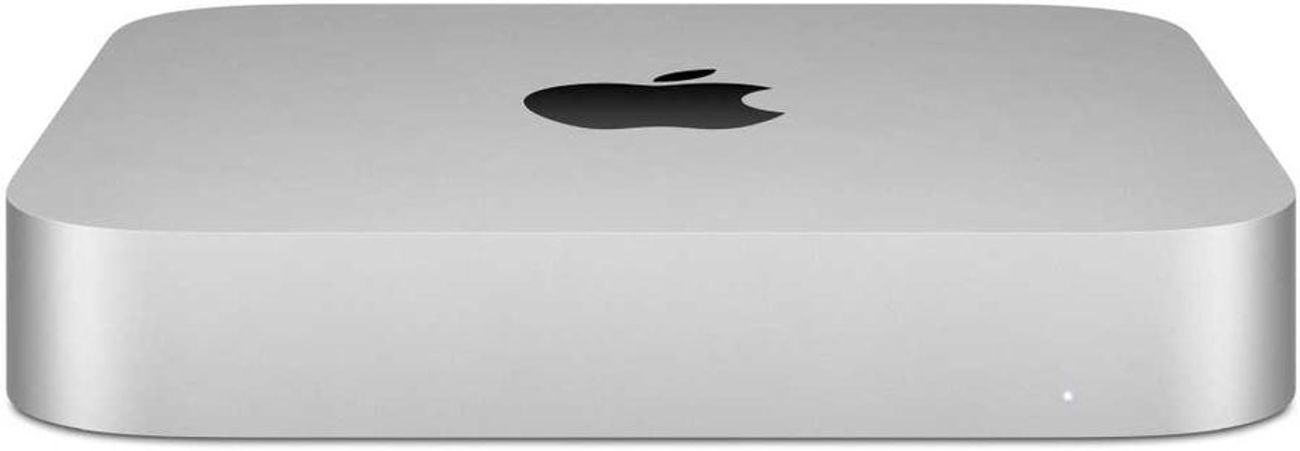 Компьютер Apple Mac mini A2348, Apple M1 8 core, 8ГБ, 256ГБ(SSD), macOS, серебристый [mgnr3ll/a]