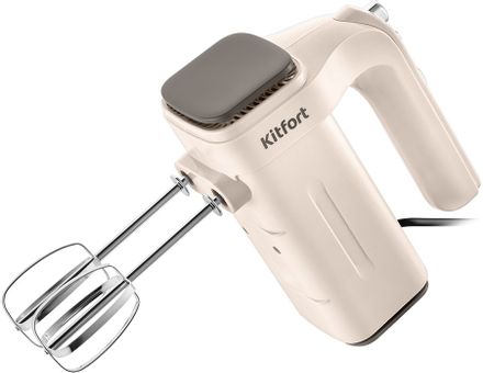 Миксер KitFort КТ-4447, ручной, бежевый