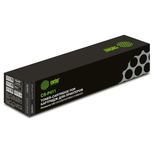 Картридж Cactus CS-P411, KX-FAT411A7, черный / CS-P411