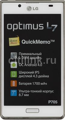 Обзор Товара Смартфон LG Optimus L7 P705, Белый (712730) В.
