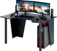 Изображение товара Игровой стол МАСТЕР Страйкер-9 ЛДСП черный 140х73х89.2 см