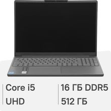 Изображение товара Ноутбук Lenovo IdeaPad Slim 3 15IRH10 15.3 IPS Intel Core i5 16GB SSD без ОС серый
