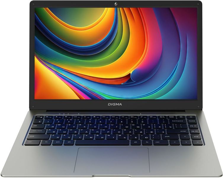 Ноутбук Digma EVE C4403, 14", IPS, Intel Celeron N4000 1.1ГГц, 2-ядерный, 4ГБ 128ГБ Flash,  Intel UHD Graphics  600, Windows 11 Pro,  серый [dn14cn-4bxw04]