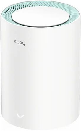 Бесшовный Mesh роутер CUDY M1500,  Wi-Fi 6,  AX1500,  2.4/5ГГц, 2 LAN,  белый [m1500(1-pack)]