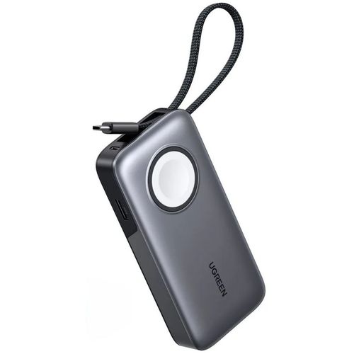 Внешний аккумулятор (Power Bank) UGREEN PB527, 10000мAч, серый [55434b]