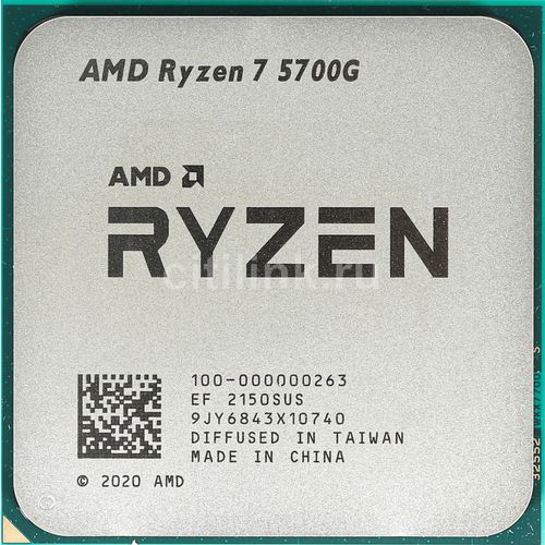 Процессор AMD Ryzen 7 5700G, AM4, OEM [100-000000263]
