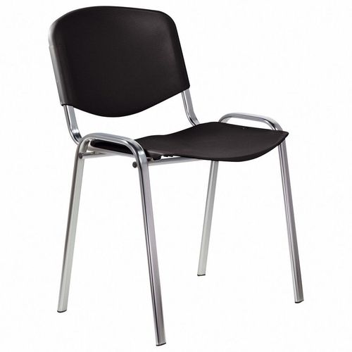 Стул STAFF CF-009 (Iso Plast), пластик, до 100кг, черный [532571]