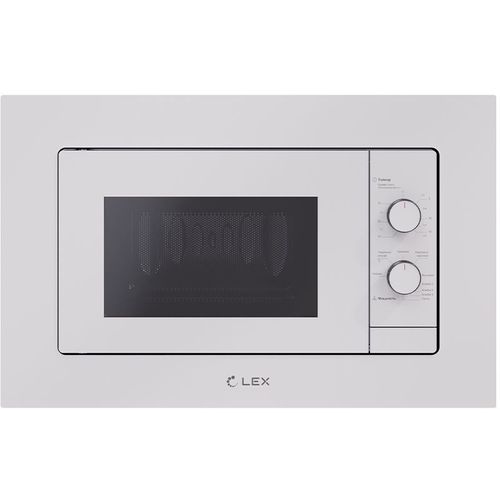 Встраиваемая микроволновая печь LEX BIMO 20.04 WH, 20л, 700Вт, белый [chve000016]