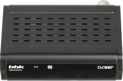 Ресивер DVB-T2 BBK SMP025HDT2, черный – купить в Ситилинк | 1421311