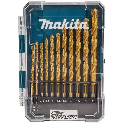 Набор сверл Makita D-72855, по металлу, 13шт