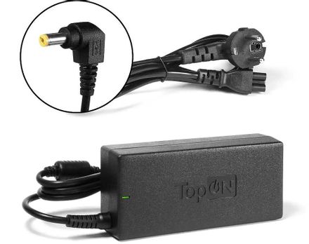 Адаптер питания TopON TOP-HP14,  19 В,  4.74A, 90Вт,  черный [67815]