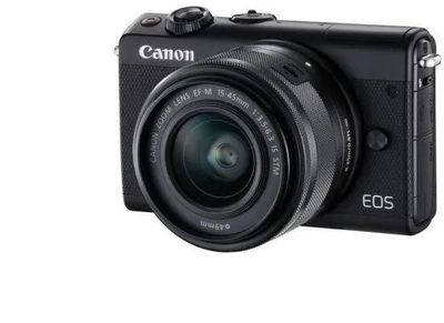 Беззеркальный фотоаппарат Canon EOS M100 kit ( 15-45 IS STM), черный [2209c012]