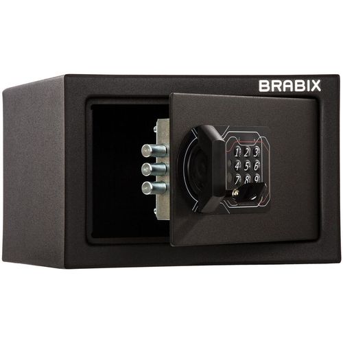Сейф мебельный BRABIX SF 170EL 170x260x230 мм электронный/ключевой [291143]