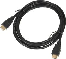 Изображение товара Кабель HDMI 2м LAZSO WH-111 позолоченные контакты черный