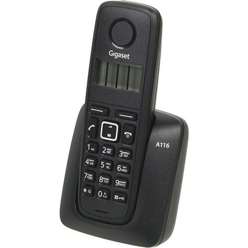 Радиотелефон Gigaset A116 RUS, черный [s30852-h2801-s301]