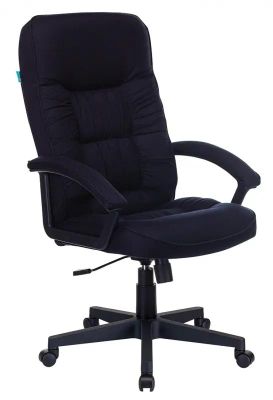 Кресло руководителя Бюрократ T-9908AXSN-Black, на колесиках, ткань, черный