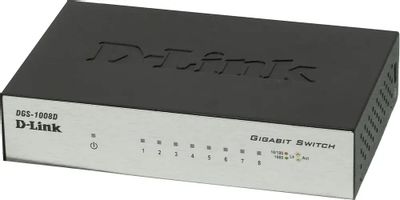 Коммутатор D-Link неуправляемый [dgs-1008d/i2b] – купить в Ситилинк ...