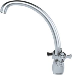 Изображение товара Смеситель для кухни (мойки) MIXLINE Стандарт А 550778, хром [МЛ30-031/ML30-031]