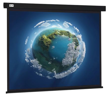 Экран Cactus Wallscreen CS-PSW-127X127-BK, 127х127 см, 1:1, настенно-потолочный черный