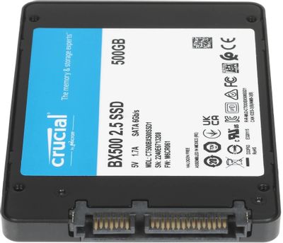500ГБ SSD накопитель Crucial BX500 CT500BX500SSD1 2.5