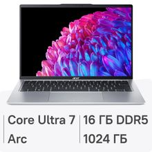 Изображение товара Ноутбук Acer Swift Go 14 OLED Intel Core Ultra 7 155H 16ГБ 1ТБ SSD Windows 11