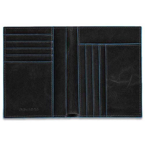 Кошелек мужской Piquadro Blue Square, кожа натуральная, черный [pu1393b2r/n]