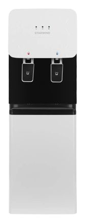 Кулер StarWind SW-1003EW, напольный, электронный, push - кран, белый/черный