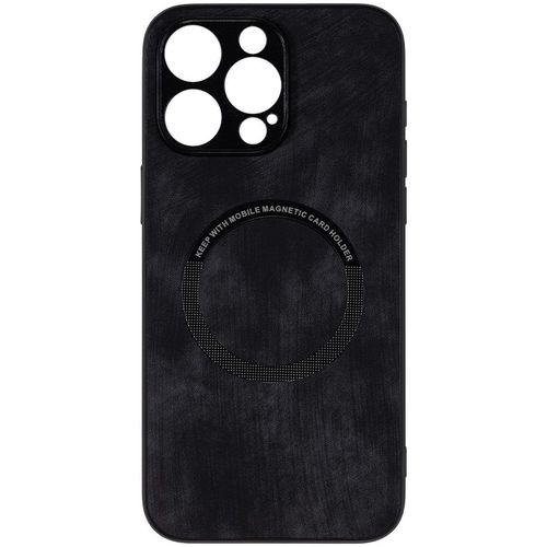 Чехол (клип-кейс) ZIBELINO Premium, для Apple iPhone 15 Pro Max, черный [zmp-apl-15-pro-max-blk]