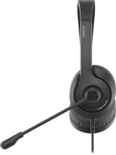 Гарнитура A4TECH Fstyler FH100U,  проводные, черный