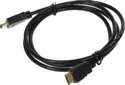 Изображение товара Кабель аудио-видео KINGPRICE KP-HDMI-v1.4-1.5m, HDMI (m) - HDMI (m), ver 1.4, 1.5м, GOLD, черный Изображение товара Кабель аудио-видео KINGPRICE KP-HDMI-v1.4-1.5m, HDMI (m) - HDMI (m), ver 1.4, 1.5м, GOLD, черный