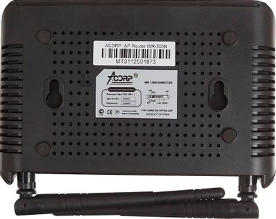 Ответы на вопросы о товаре маршрутизатор Acorp WR-300N
