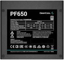 Блок питания DeepCool PF650,  650Вт,  черный