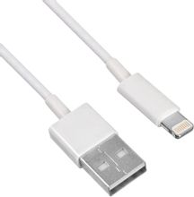 Изображение товара Кабель Lightning USB - 1м для Apple, белый, 2.4A, KINGPRICE