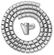 Кабельный органайзер Buro BHP CG252S Spiral Hose 25x2000mm Silver ...