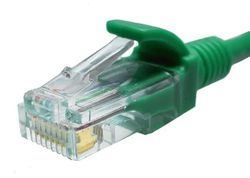 Патч-корд SUPRLAN 10-0157, вилка RJ-45, вилка RJ-45, кат.5E, LSZH, 1м, зеленый