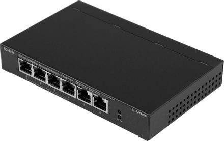 Коммутатор TP-LINK TL-SF1006P, неуправляемый, 6 RJ-45, 10/100 Мбит/с